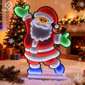 poemoon outdoor lighted christmas themed ornaments